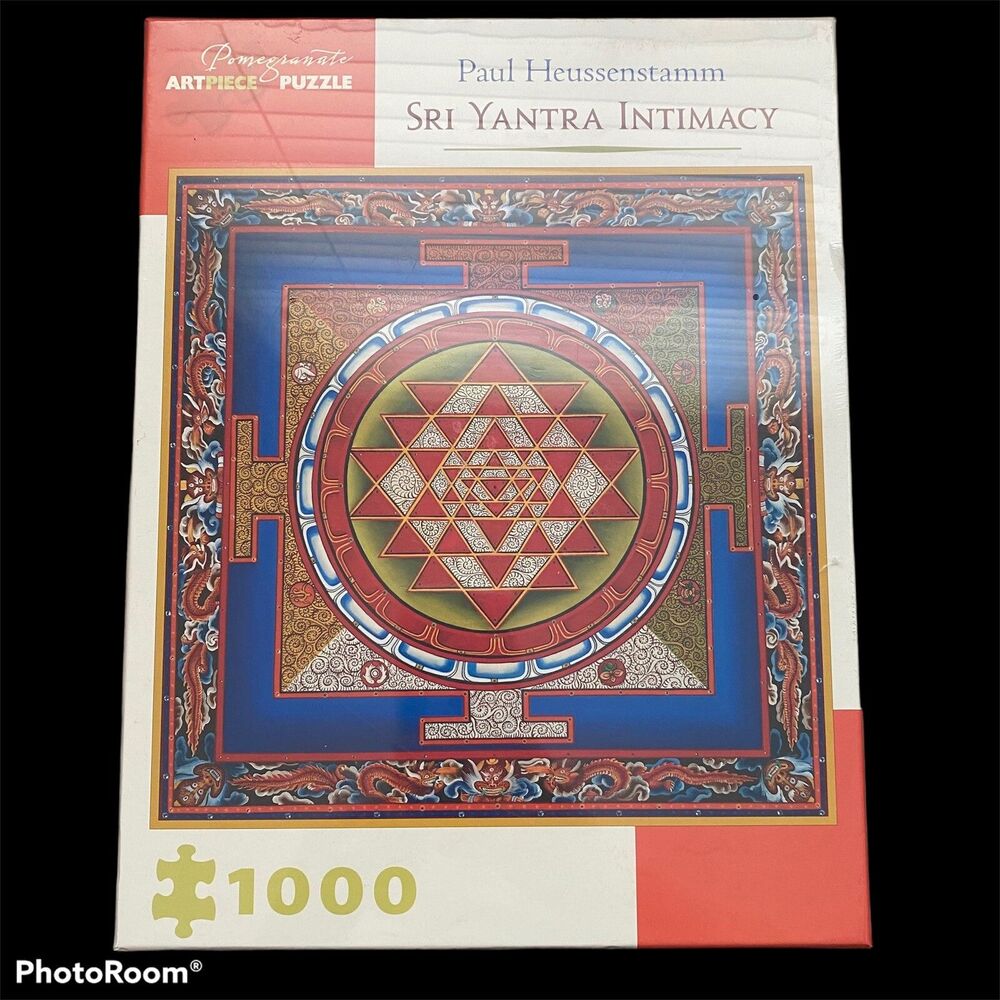 Pomegranate 1000 Pc Jigsaw Puzzle-Sri Yantra Intimacy by Paul Heussenstamm